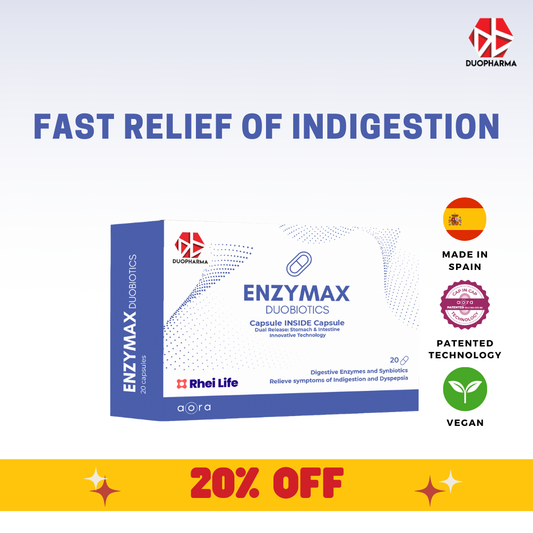 Enzymax Duobiotics Enzymes + Probiotic Capsules 20'S