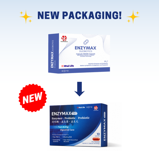 Enzymax 3-in-1: Enzymes + Probiotic + Prebiotic Capsules 10'S