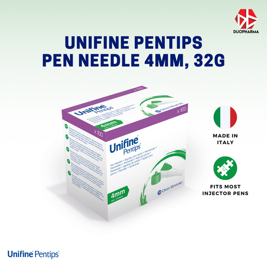 Unifine Pentips Pen Needle 4mm 32G 100's Box