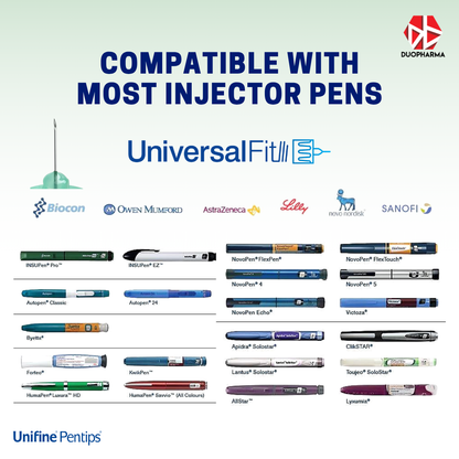 Unifine Pentips Pen Needle 4mm 32G 100's Box
