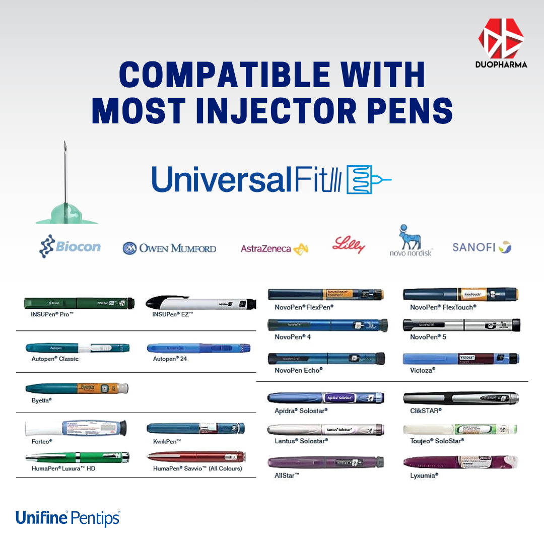 Unifine Pentips Pen Needle 5mm 31G 100's Box