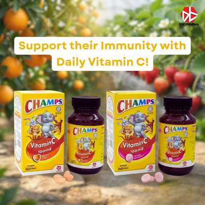 CHAMPS VIT C 100MG TAB 100’S