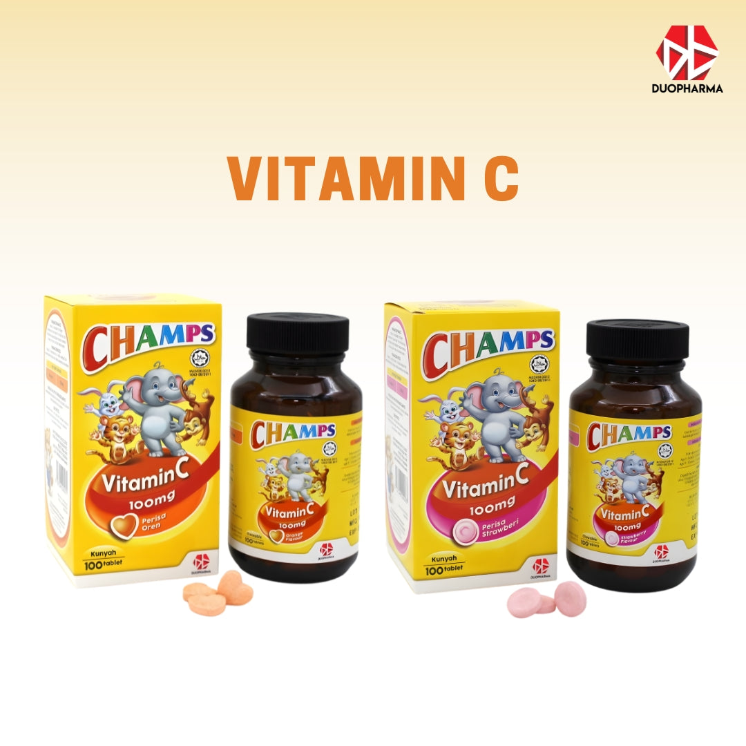 CHAMPS VIT C 100MG TAB 100’S